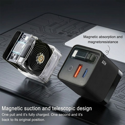 HandyFidgetGround™ TurboCharge 65W GaN Power Charger