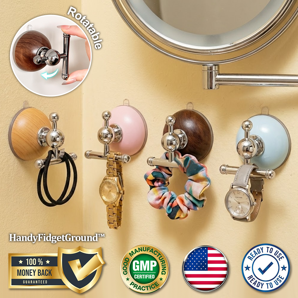 HandyFidgetGround™ TwistSeal No-Drill Suction Cup Hook