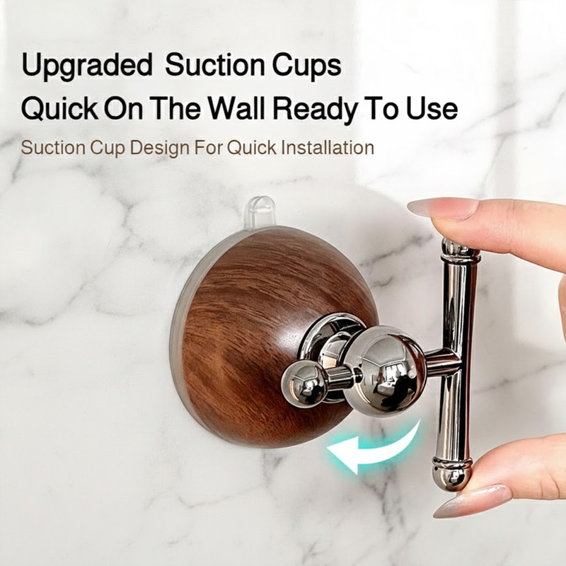 HandyFidgetGround™ TwistSeal No-Drill Suction Cup Hook