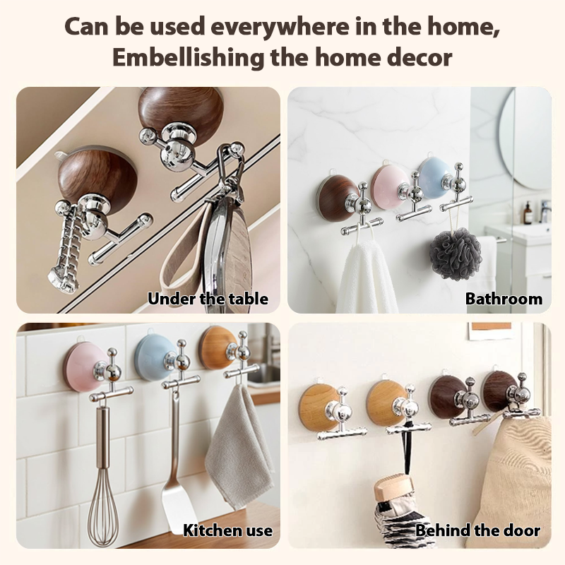 HandyFidgetGround™ TwistSeal No-Drill Suction Cup Hook