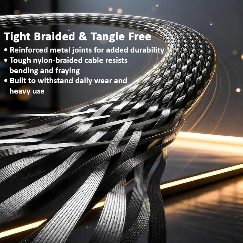 HandyFidgetGround™ VoltFlex 240W Foldable Phone Stand Cable