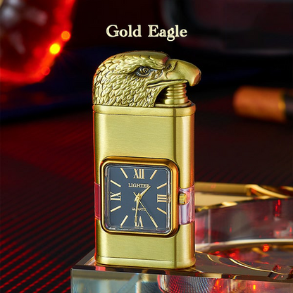 HandyFidgetGround™ Windproof Dual-Flame Vintage Watch Lighter