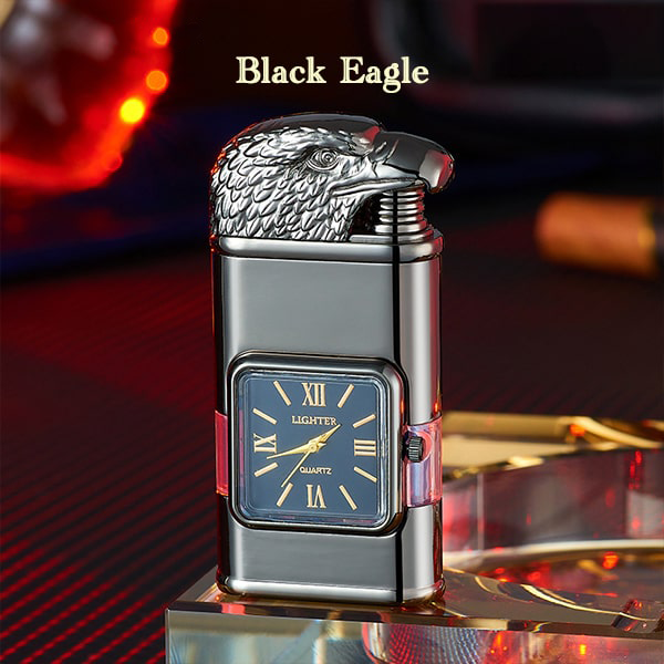 HandyFidgetGround™ Windproof Dual-Flame Vintage Watch Lighter