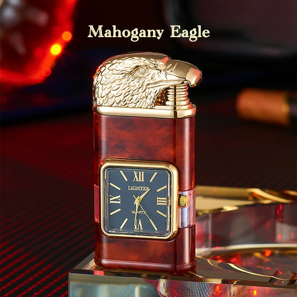 HandyFidgetGround™ Windproof Dual-Flame Vintage Watch Lighter