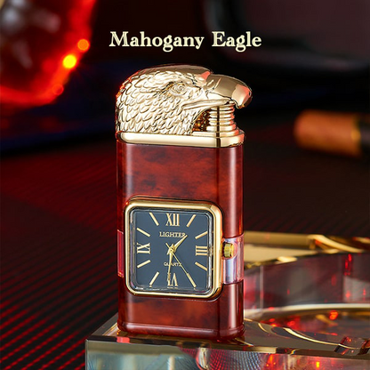 HandyFidgetGround™ Windproof Dual-Flame Vintage Watch Lighter