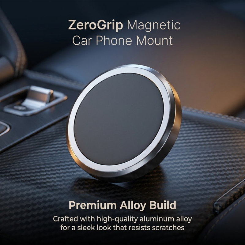 HandyFidgetGround™ ZeroGrip Magnetic Car Phone Mount 