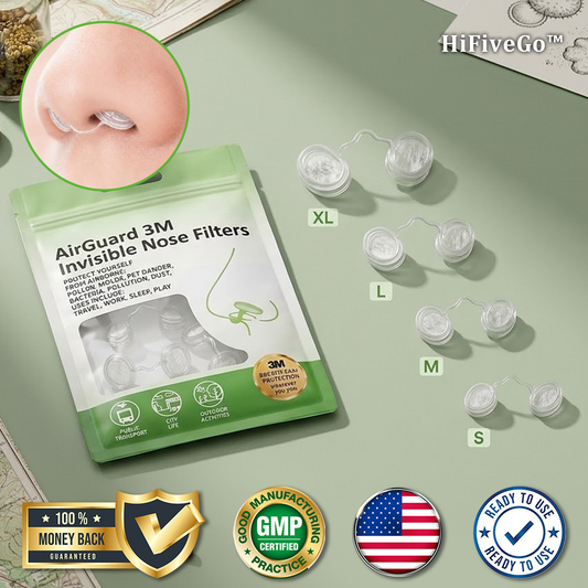 HiFiveGo™ AirGuard 3M Invisible Nose Filters