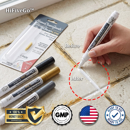 HiFiveGo™ CleanLine Anti-Mould Grout Renewal Pen