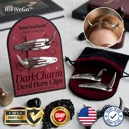 HiFiveGo™ DarkCharm Devil Horn Clips