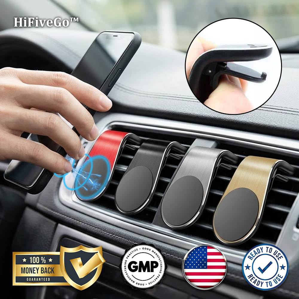 HiFiveGo™ DriveGrip Car Phone Magnetic Bracket