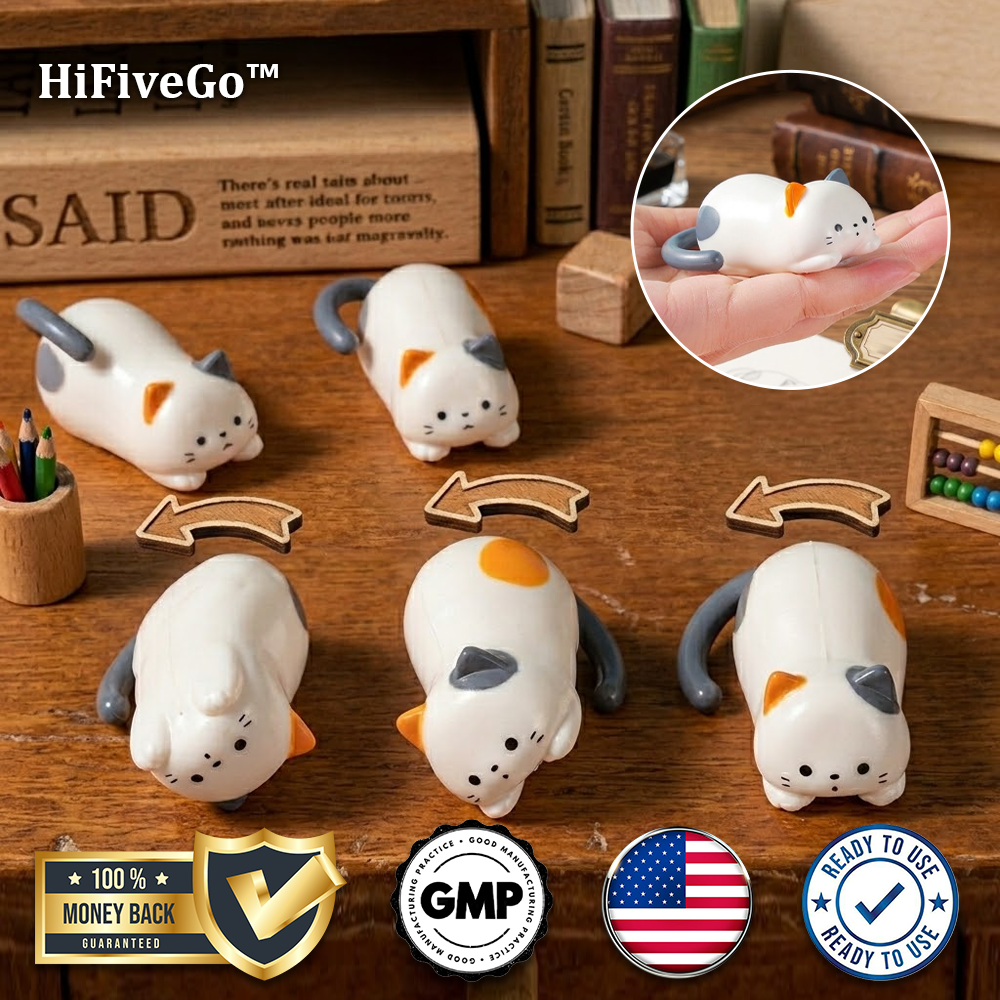 HiFiveGo™ MeowFlip Wind-Up Cat Toy
