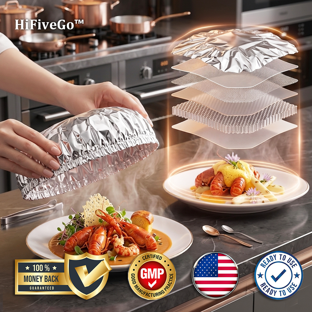 HiFiveGo™ Nano-HeatLock Aluminum Food Covers