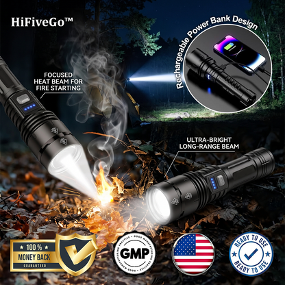 HiFiveGo™ PowerPro Super Bright Tactical Flashlight