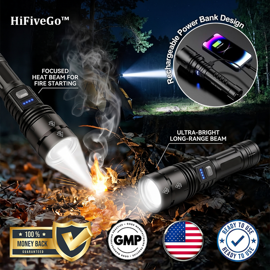 HiFiveGo™ PowerPro Super Bright Tactical Flashlight