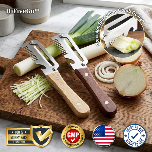 HiFiveGo™ PrepSlice Multi Veggie Shredder Peeler