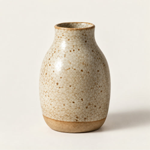 HiFiveGo™ SoftSand Speckled Style Clay Vase