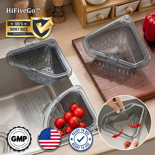 HiFiveGo™ TwistDrain Magnetic Triangle Sink Strainer