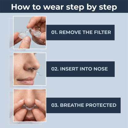 HiFiveGo™ AirGuard 3M Invisible Nose Filters