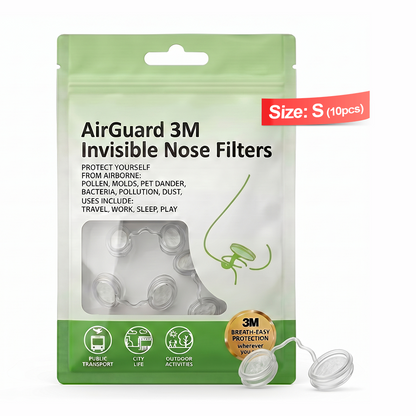 HiFiveGo™ AirGuard 3M Invisible Nose Filters