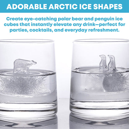 HandyFidgetGround™ ArcticPals Silicone Ice Cube Mold Set