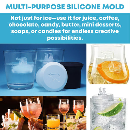 HandyFidgetGround™ ArcticPals Silicone Ice Cube Mold Set