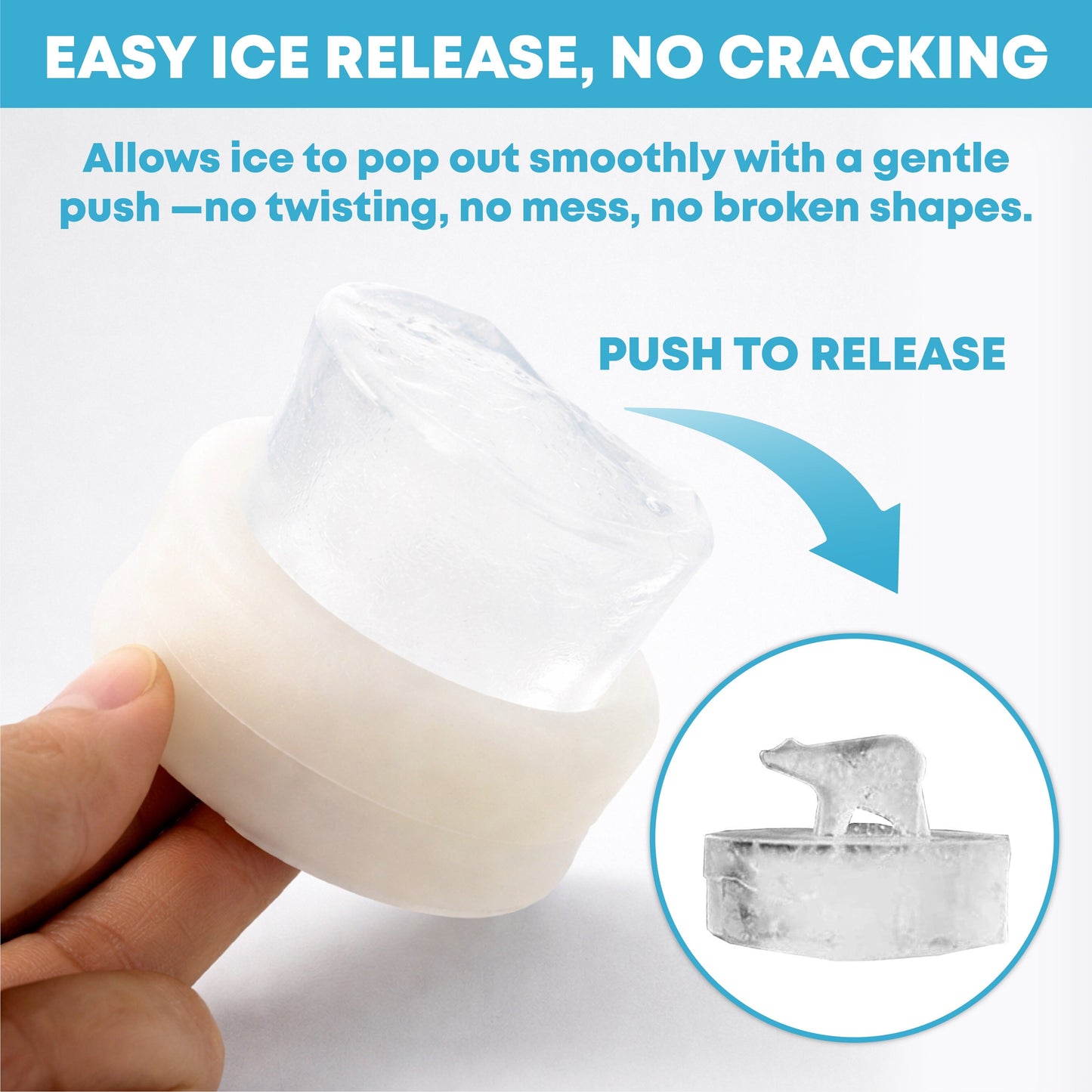 HandyFidgetGround™ ArcticPals Silicone Ice Cube Mold Set