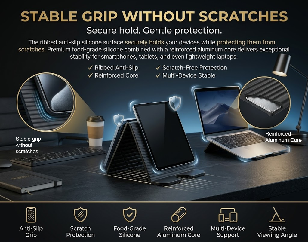 HiFiveGo™ BendPro Flexible Silicone Multi-Device Stand