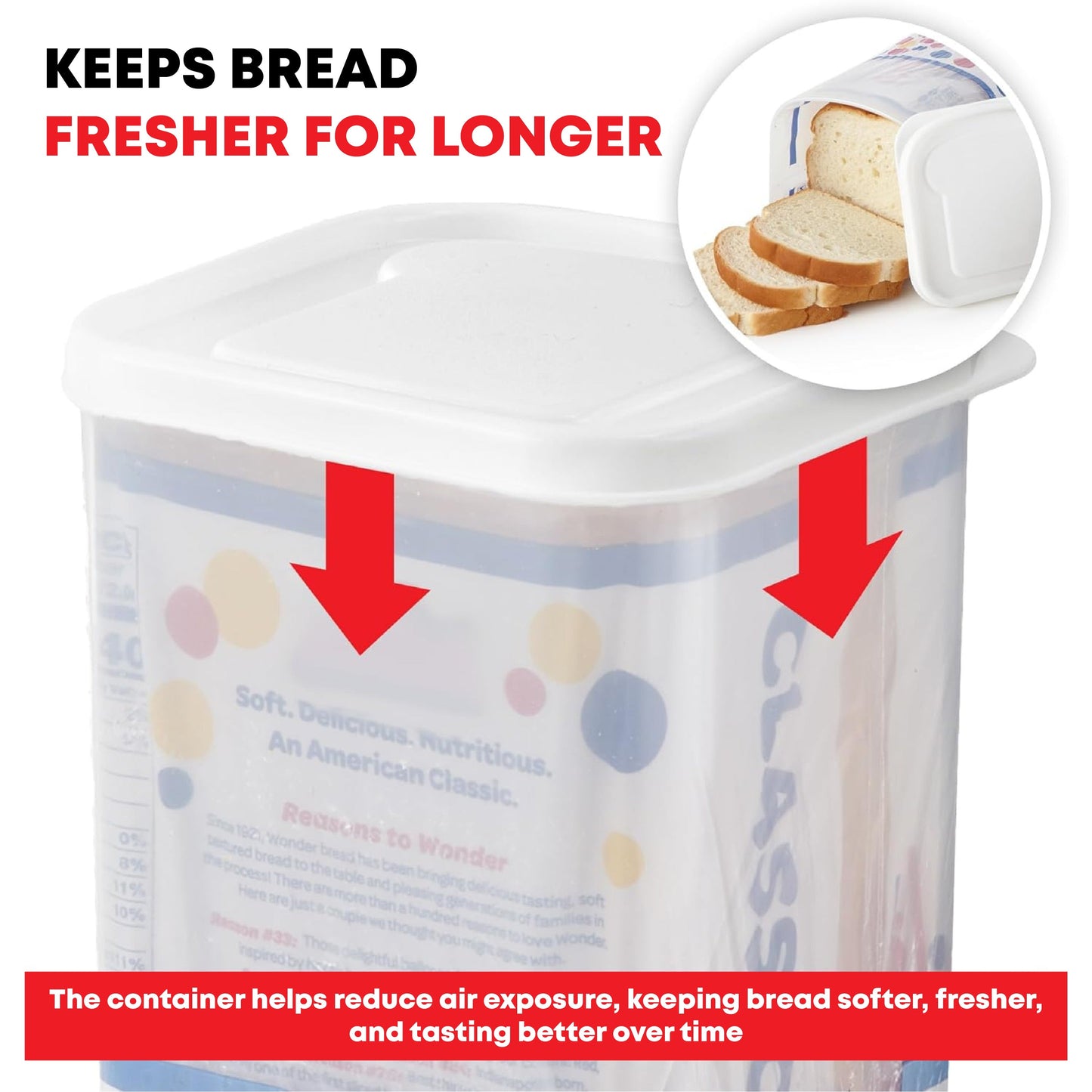 HandyFidgetGround™ Breadmate Easy Pull-Up Storage Holder