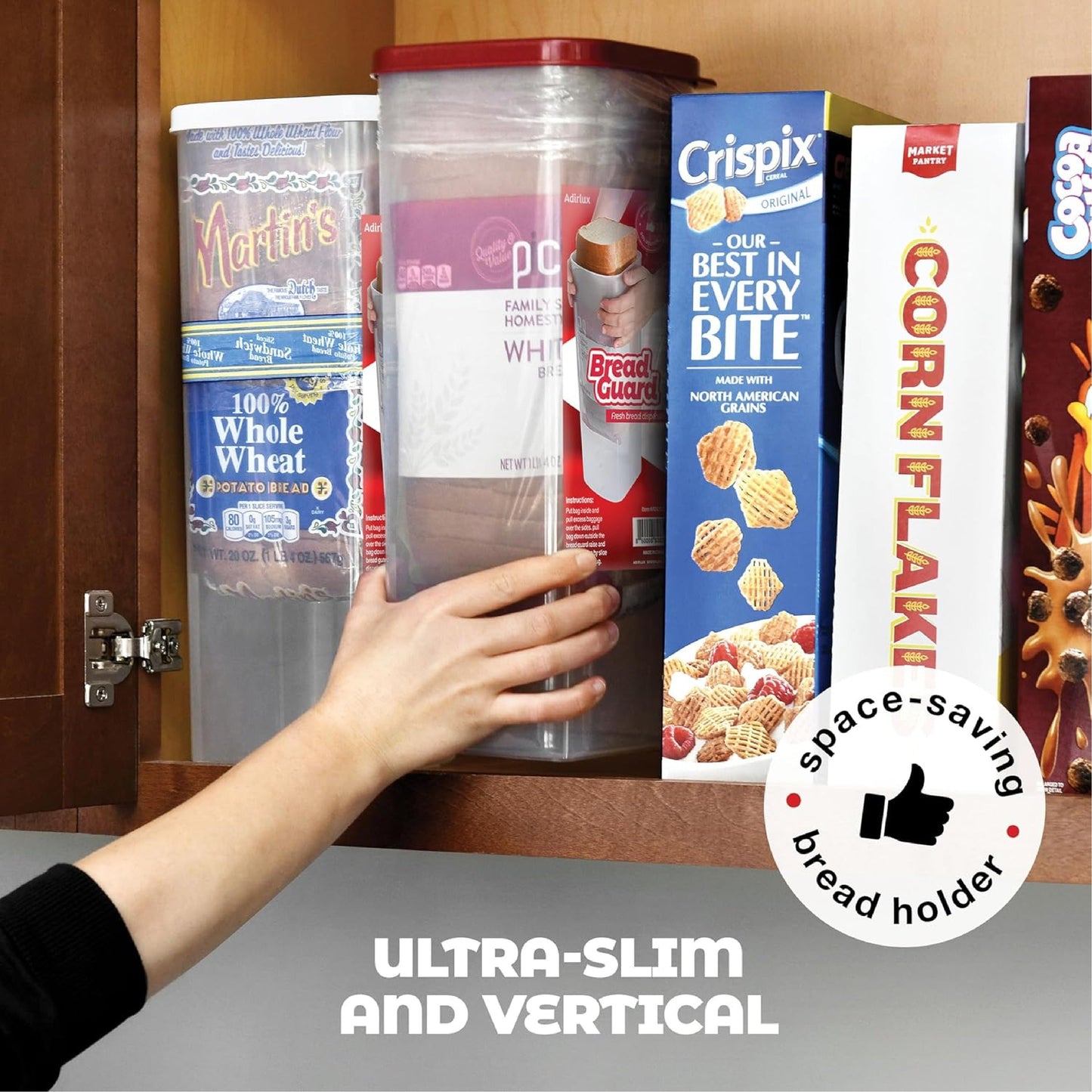 HandyFidgetGround™ Breadmate Easy Pull-Up Storage Holder