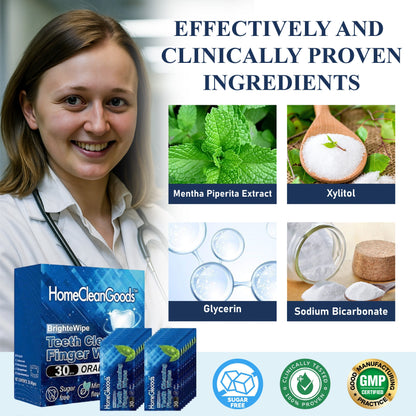 HandyFidgetGround™ BrighteWipe Teeth Cleaning Finger Wipes