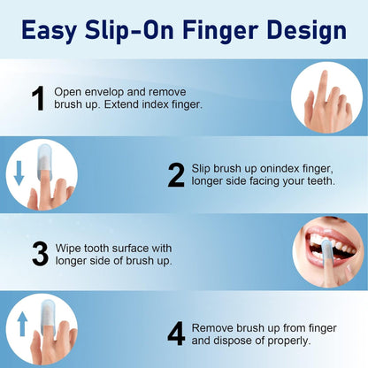 HandyFidgetGround™ BrighteWipe Teeth Cleaning Finger Wipes
