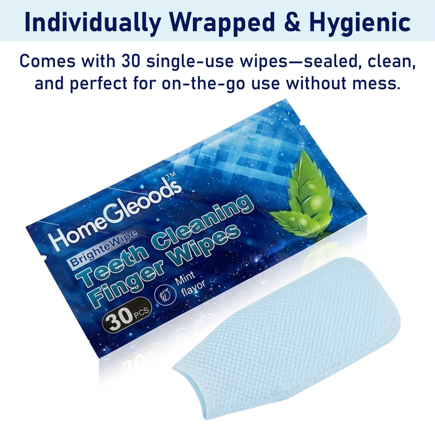 HandyFidgetGround™ BrighteWipe Teeth Cleaning Finger Wipes