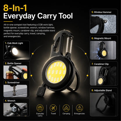 HiFiveGo™ CarryPro COB Light Multi Pocket Tool