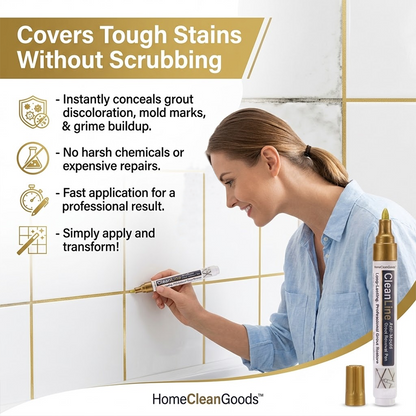 HiFiveGo™ CleanLine Anti-Mould Grout Renewal Pen