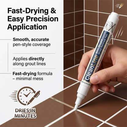 HiFiveGo™ CleanLine Anti-Mould Grout Renewal Pen