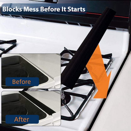 HandyFidgetGround™ CookGap Trim-to-Fit Silicone Stove Filler