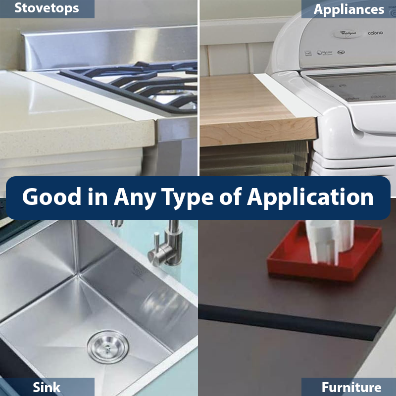 HandyFidgetGround™ CookGap Trim-to-Fit Silicone Stove Filler