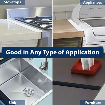 HandyFidgetGround™ CookGap Trim-to-Fit Silicone Stove Filler