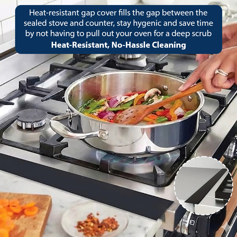 HandyFidgetGround™ CookGap Trim-to-Fit Silicone Stove Filler