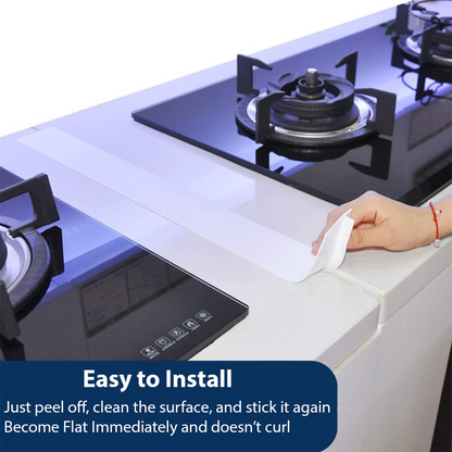 HandyFidgetGround™ CookGap Trim-to-Fit Silicone Stove Filler