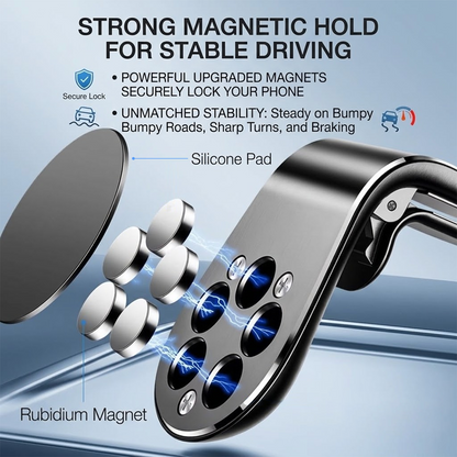 HiFiveGo™ DriveGrip Car Phone Magnetic Bracket