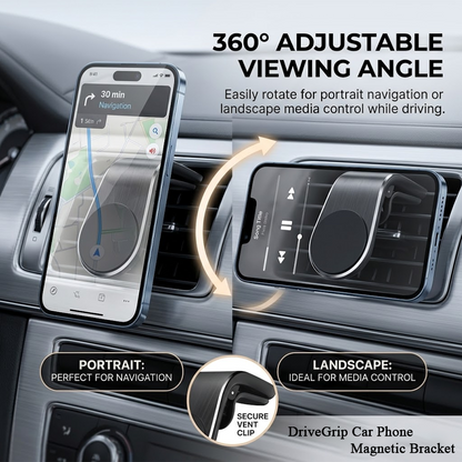 HiFiveGo™ DriveGrip Car Phone Magnetic Bracket