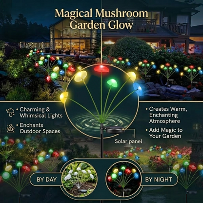HiFiveGo™ FairyGlow Solar Mushroom Pest Repeller
