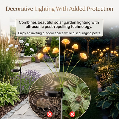 HiFiveGo™ FairyGlow Solar Mushroom Pest Repeller