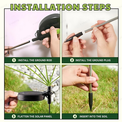 HiFiveGo™ FairyGlow Solar Mushroom Pest Repeller