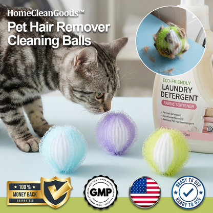 👍 HandyFidgetGround™ FurLift Pet Hair Remover Cleaning Balls