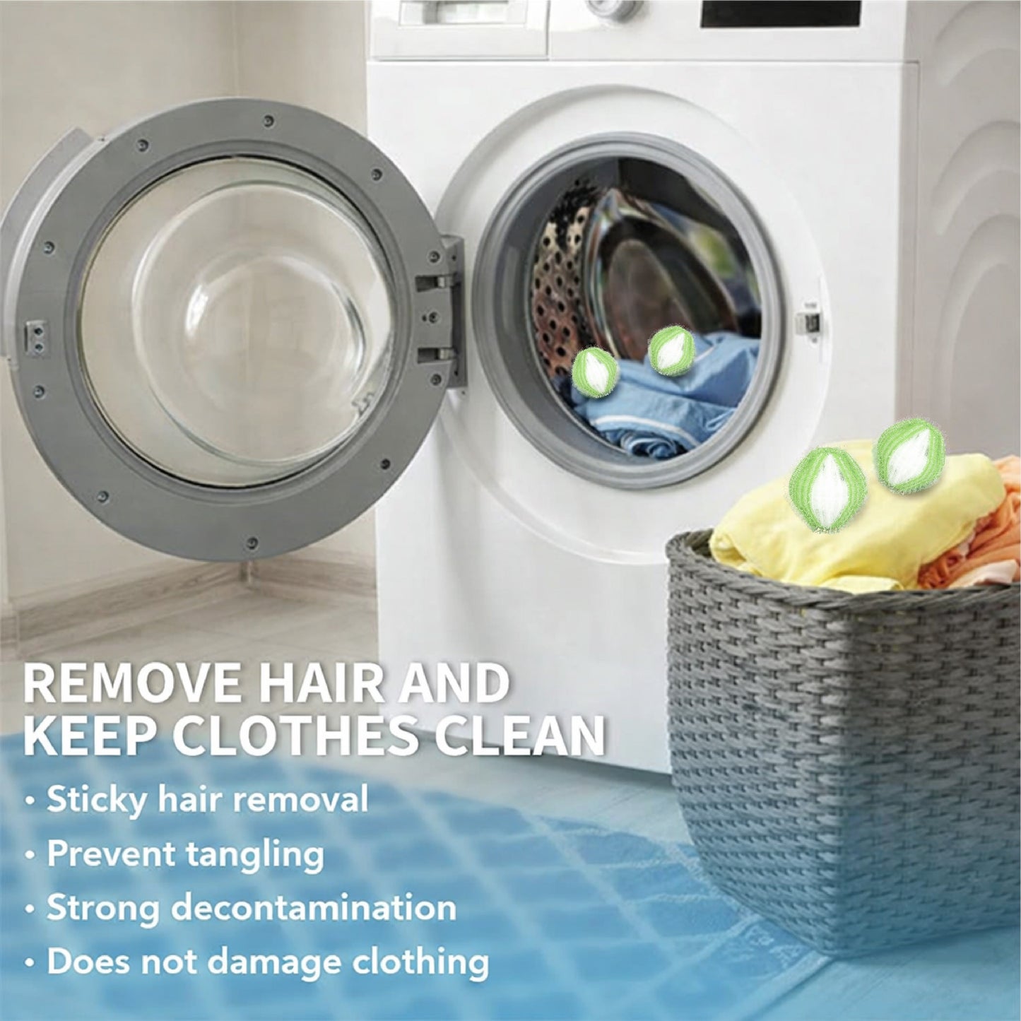 👍 HandyFidgetGround™ FurLift Pet Hair Remover Cleaning Balls