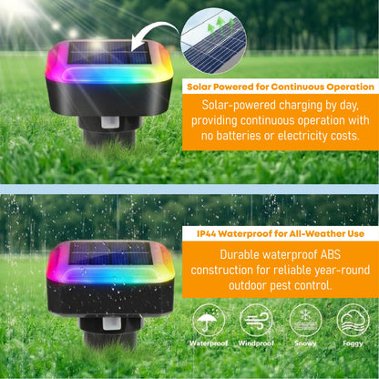 HiFiveGo™ GardenShield RGB Ultrasonic Pest Repeller