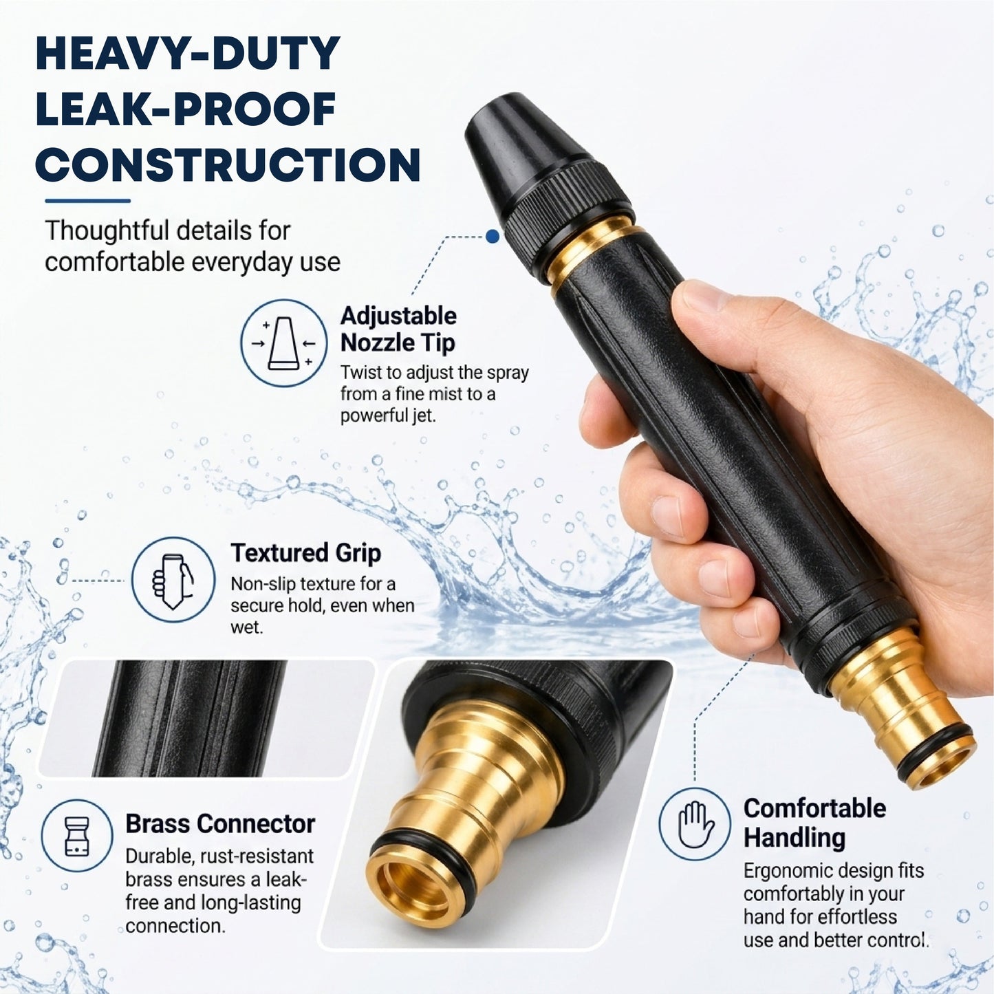 HiFiveGo™ JetFlow High-Pressure Hose Nozzle