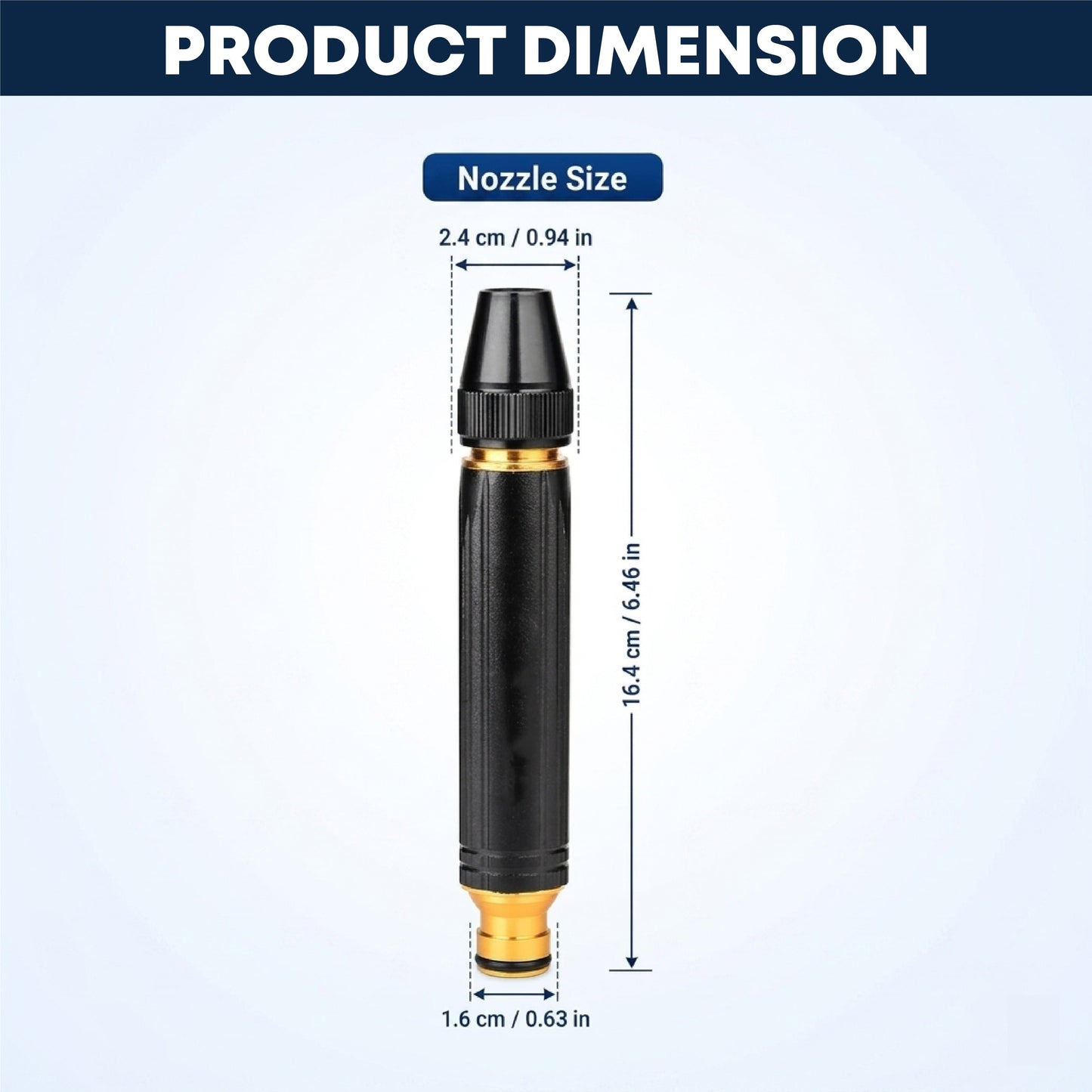 HiFiveGo™ JetFlow High-Pressure Hose Nozzle